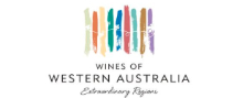 Colourful logo promoting Western Australian wines.